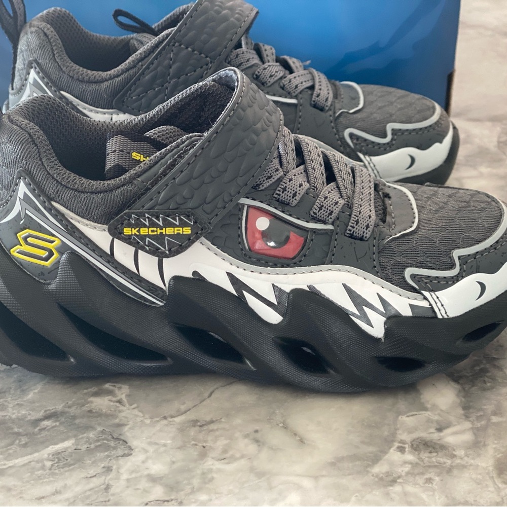 Boys Sketcher Shark Sneakers